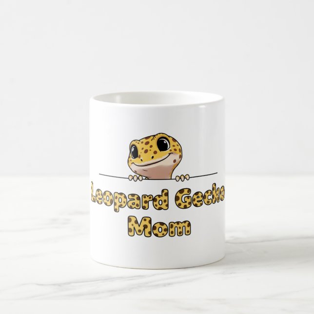 Taza De Café Madre de Gecko Leopardo (Centro)