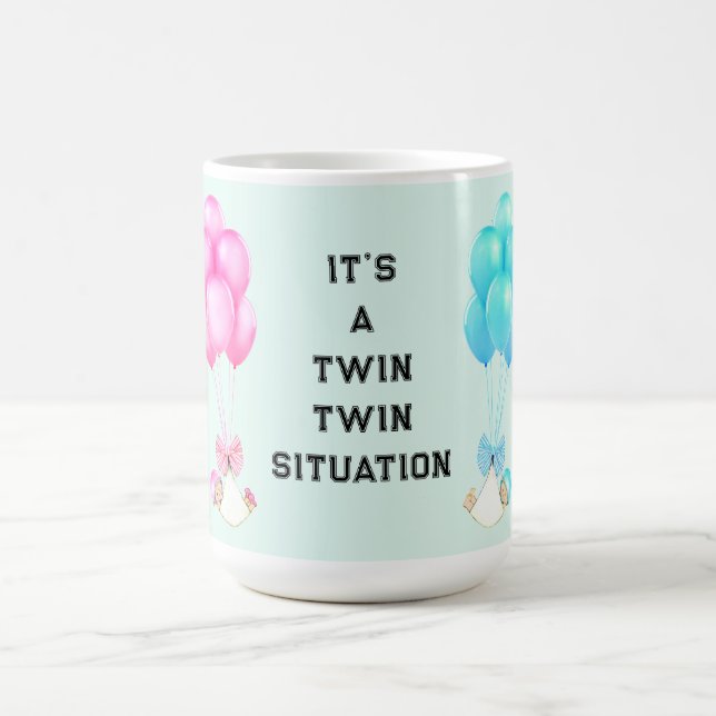 Taza De Café Madre de gemelos (Centro)