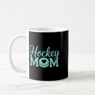 Taza De Café Madre de hockey mujer jugadora de hockey sobre hie