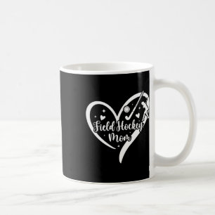 Taza De Café Madre de Hockey sobre Césped Corazón Madre de un J
