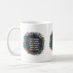 Taza De Café Madre de hogar escolar cristiano