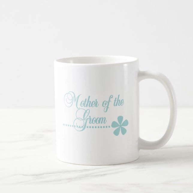 Taza De Café Madre de la elegancia del trullo del novio (Derecha)