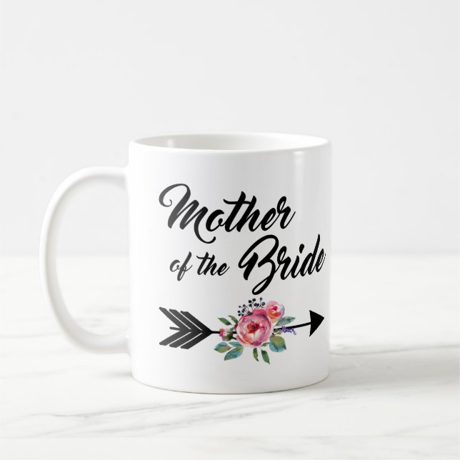 Taza De Café Madre de la flecha de la novia (Izquierda)