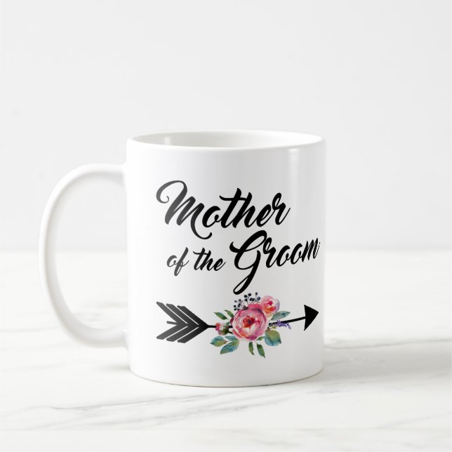 Taza De Café Madre de la flecha del novio (Izquierda)