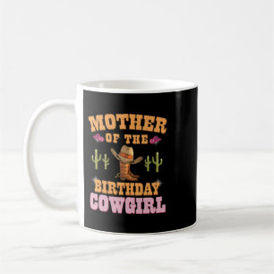Taza De Café Madre de la niña de cumpleaños Chica temática occi