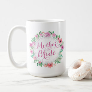 Taza De Café Madre de la novia Boda floral