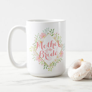 Taza De Café Madre de la novia Boda floral