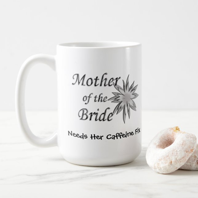 Taza De Café Madre de la novia graciosa (Con donut)