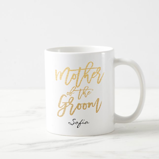 Taza De Café Madre de la Personalizado de las letras de los árb (Derecha)
