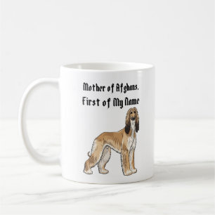 Taza De Café Madre de los afganos, primero mi nombre