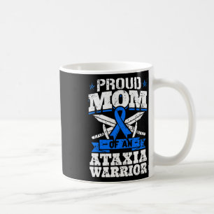 Taza De Café Madre De Un Guerrero Ataxia Sensibilización Cinta 
