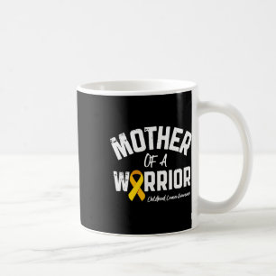 Taza De Café Madre De Un Guerrero Concienciación Sobre El Cánce