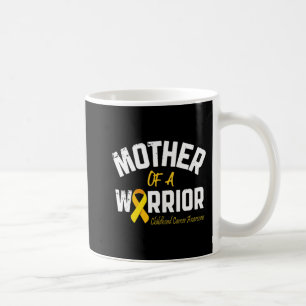 Taza De Café Madre De Un Guerrero Concienciación Sobre El Cánce