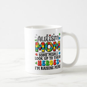 Taza De Café Madre del autismo aumenta conciencia del autismo d