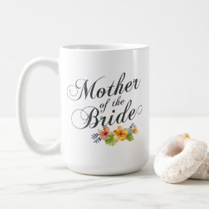 Taza De Café Madre del Boda de la novia   Mugre clásica