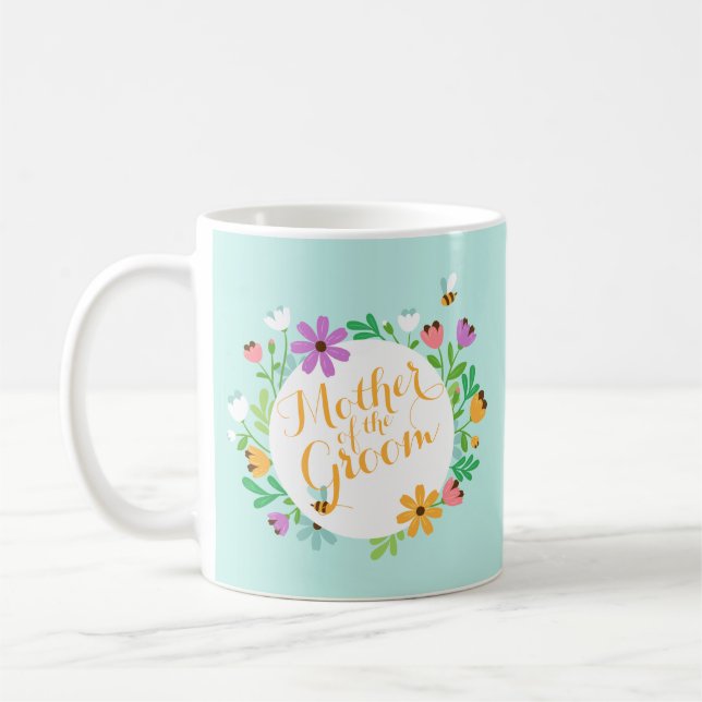 Taza De Café Madre del Boda Groom | Mugre clásica (Izquierda)