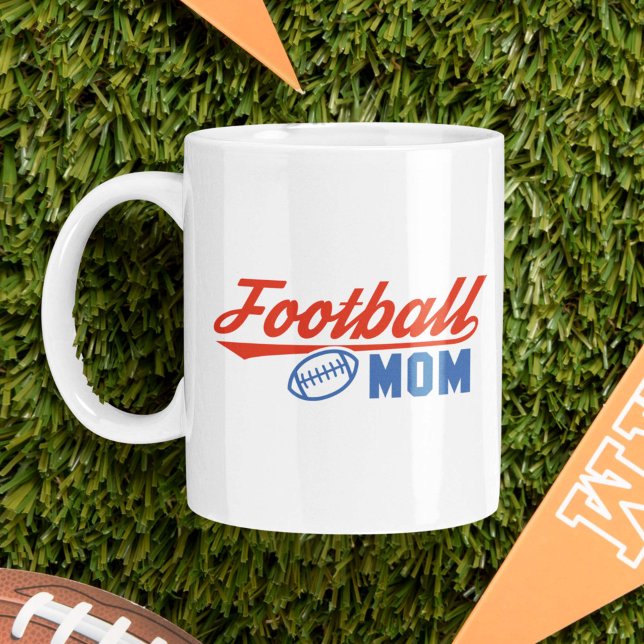 Taza De Café Madre del fútbol (Football Mom Mug)