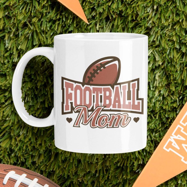 Taza De Café Madre del fútbol (Football Mom Coffee Mug)
