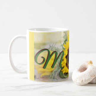 Taza De Café Madre del girasol