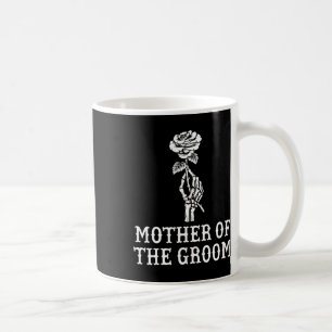 Taza De Café Madre Del Novio Esqueleto Gótico Soltero Bodas