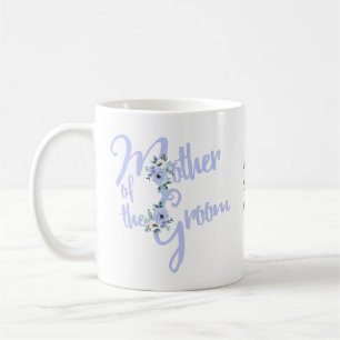 Taza De Café Madre del Novio Floral Carta Fiesta de Boda