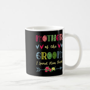 Taza De Café Madre del novio lo amé primero boda polilla