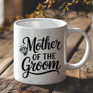 Taza De Café Madre del Novio Soltero Regalo de Boda Elegante