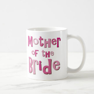 Taza De Café Madre del rosa Brown de la novia
