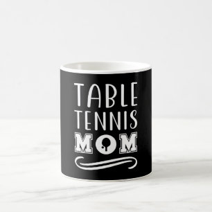 Taza De Café Madre del tenis de mesa