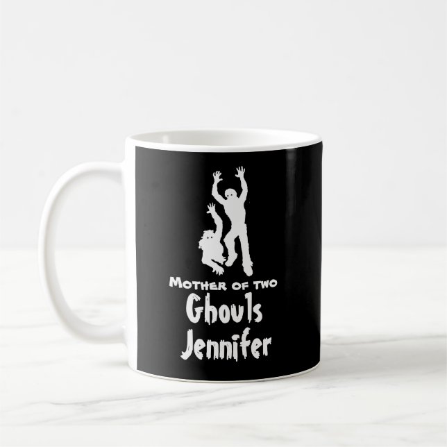 Taza De Café Madre divertida de dos gamas Mug Halloween (Izquierda)