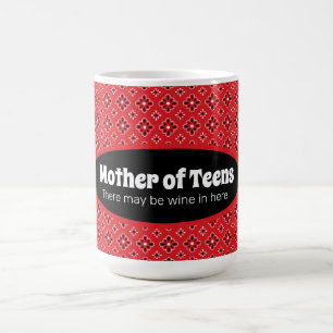 Taza De Café Madre divertida de los adolescentes: café de Banda