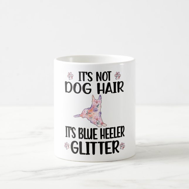 Taza De Café Madre dueña de perro de ganado australiano y hered (Centro)