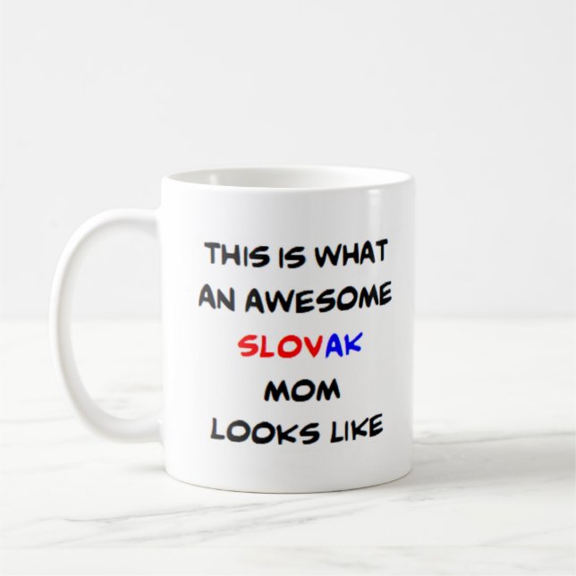 Taza De Café madre eslovaca, increíble (Izquierda)