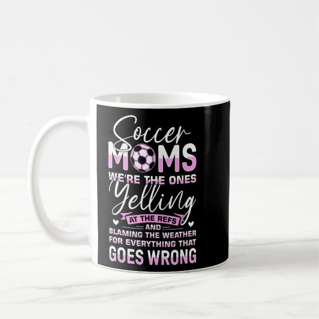 Taza De Café Madre futbolera Gameday Soccer Mom 3 (Izquierda)