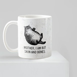 Taza De Café Madre Gata Soy Pero Piel y Huesos Para Amante de G