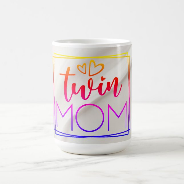 Taza De Café Madre gemela multicolor (Centro)