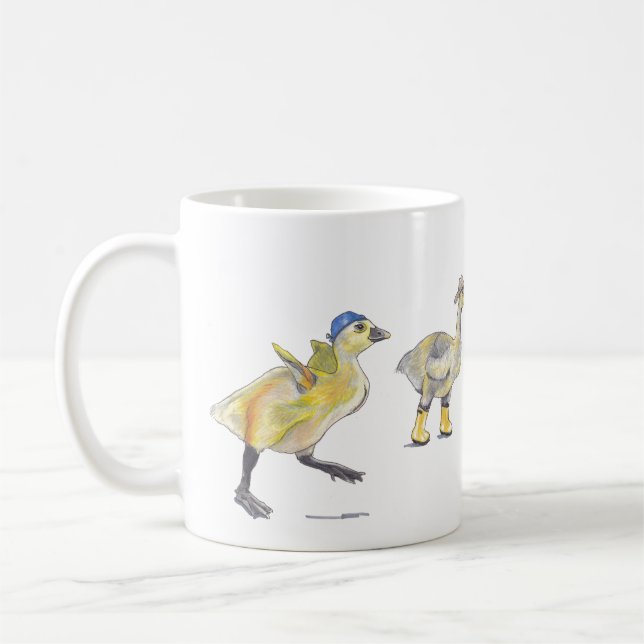 Taza De Café Madre Goose y cuatro chismes profesionales (Izquierda)