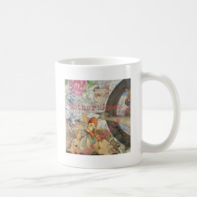Taza De Café Madre Gosa Nursery Rhyme Fairy Tale (Derecha)