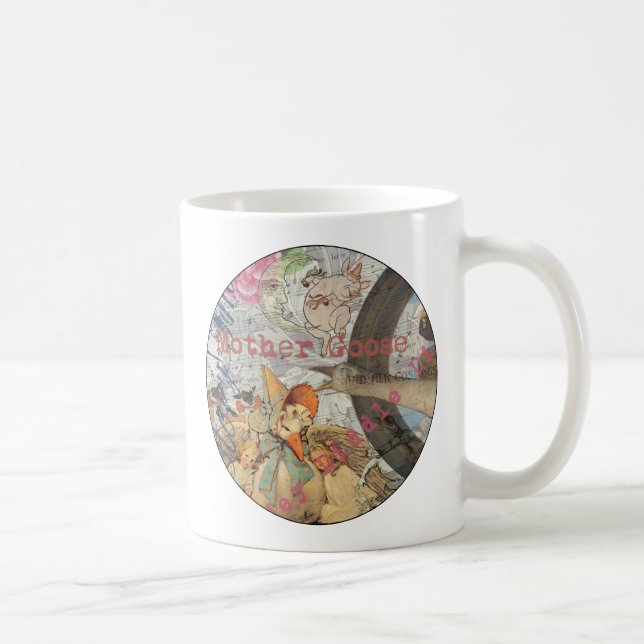 Taza De Café Madre Gosa Nursery Rhyme Fairy Tale (Derecha)