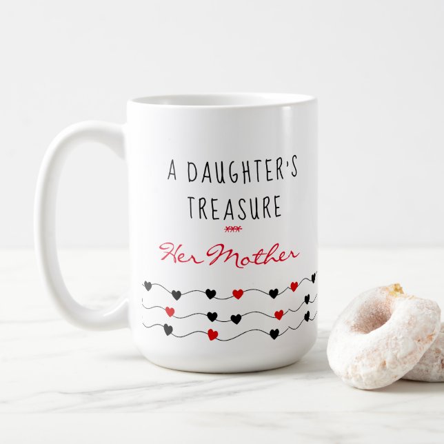 Taza De Café Madre hija amor | Día de la madre (Con donut)