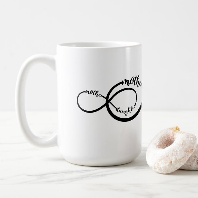 Taza De Café Madre hija infinita (Con donut)