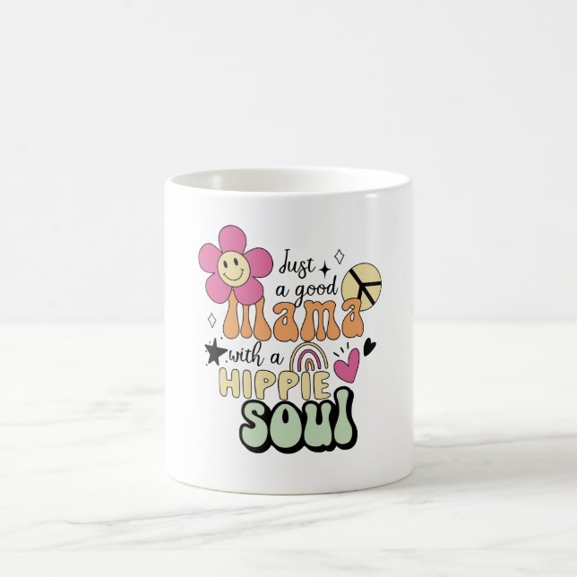 Taza De Café madre hippie (Centro)