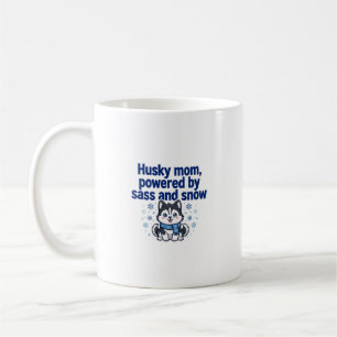 Taza De Café Madre Husky: impulsada por Sass y nieve