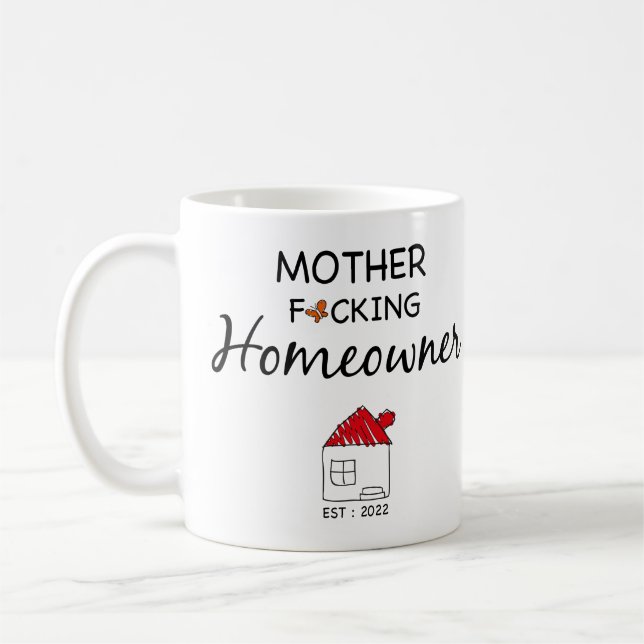 Taza De Café Madre Jodida dueña Est : 2022 (Izquierda)