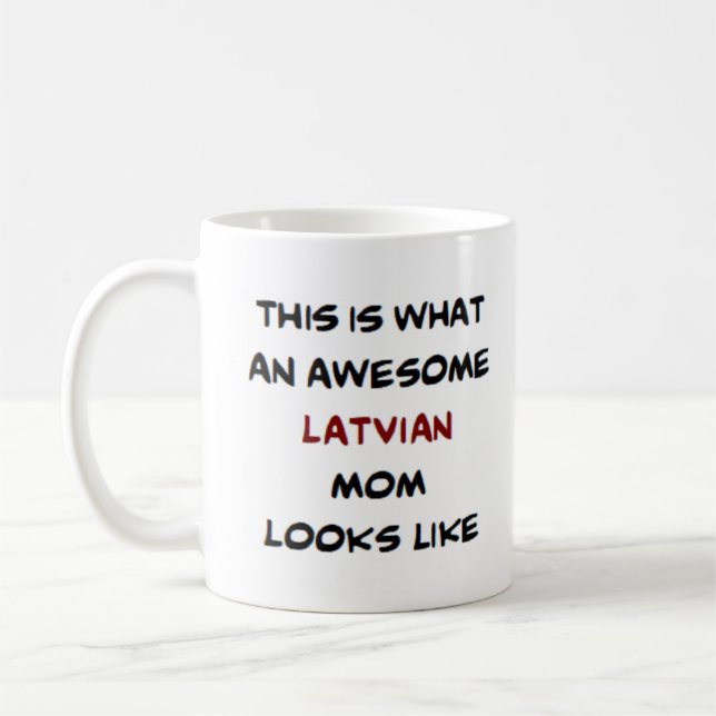 Taza De Café madre letona, impresionante (Izquierda)