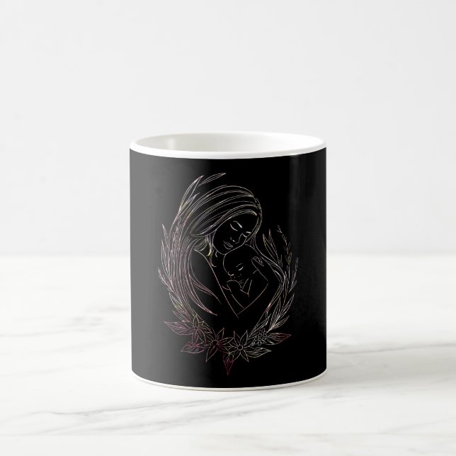 Taza De Café Madre madre bebé partera Doula (Centro)