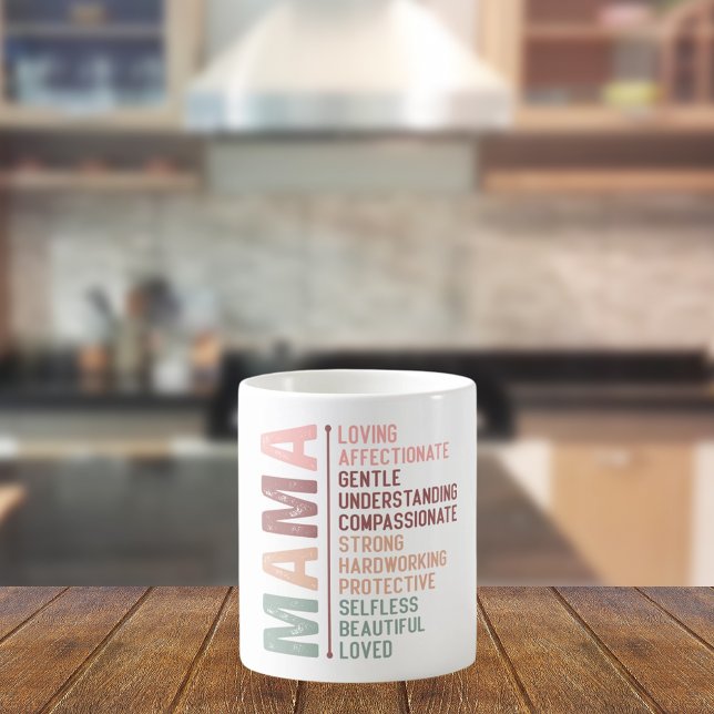 Taza De Café Madre madre palabra arte amor (Subido por el creador)