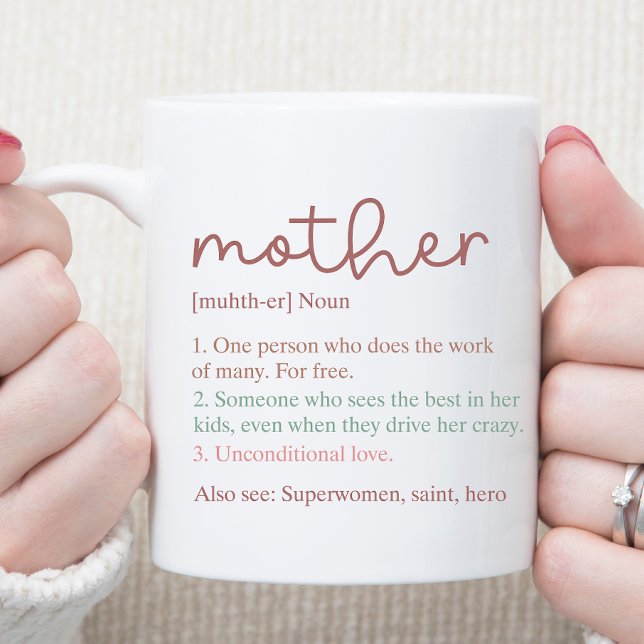 Taza De Café Madre, mamá, Mamá, mamá definición Mug (Subido por el creador)