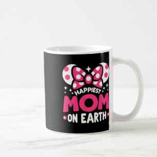 Taza De Café Madre más feliz en el día de la madre, familia de