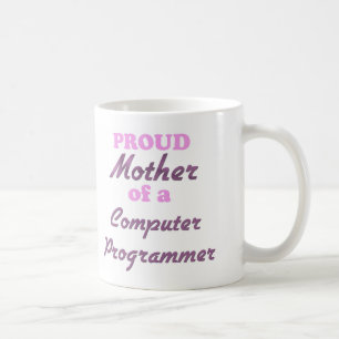 Taza De Café Madre orgullosa de un informático